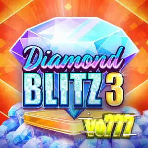 Tampilan visual slot Diamond Blitz 3 dengan simbol buah klasik dan fitur Wild yang bergerak